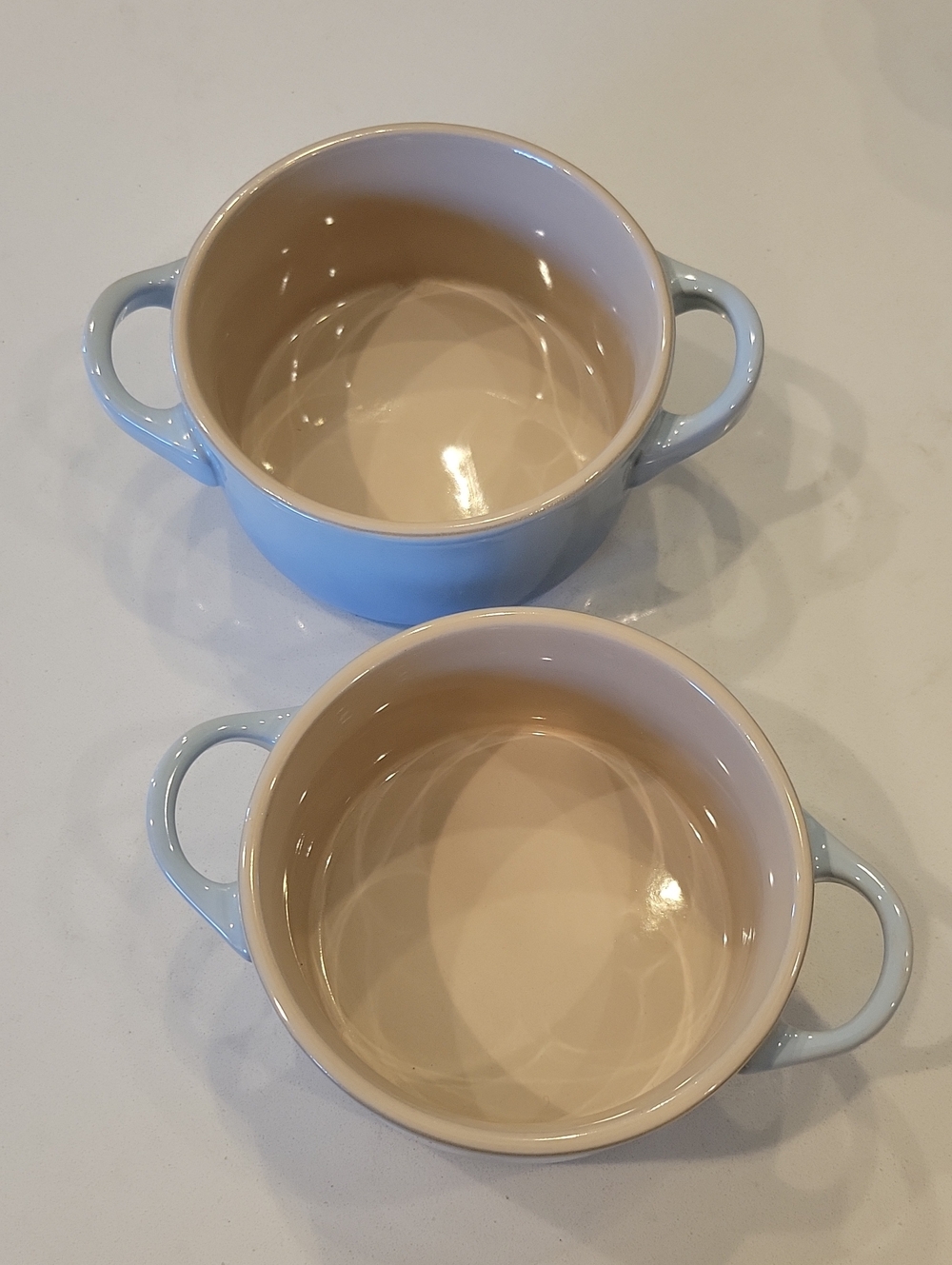 Le Creuset Coastal Blue Serving Dishes/ Cocottes